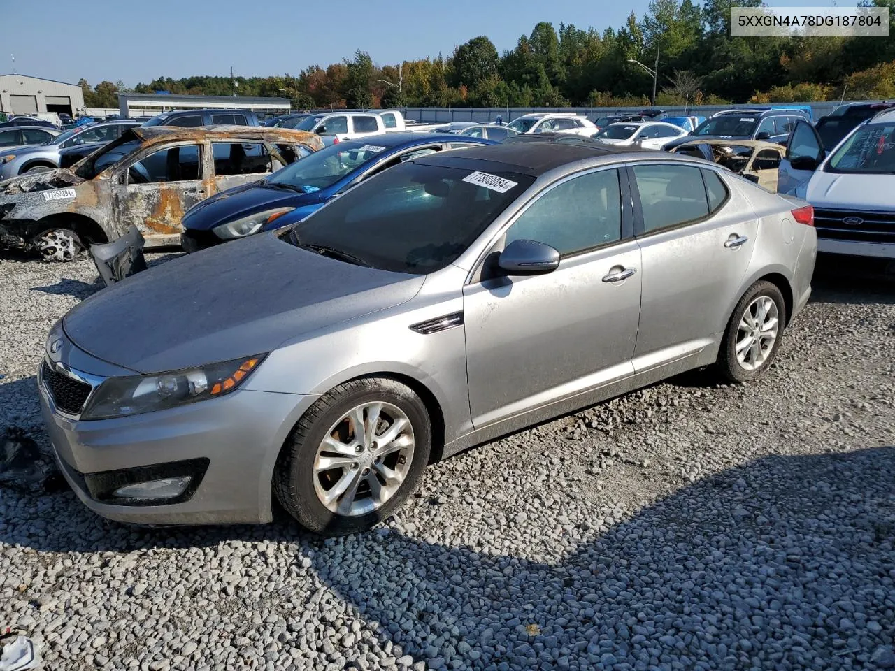 2013 Kia Optima Ex VIN: 5XXGN4A78DG187804 Lot: 77800084