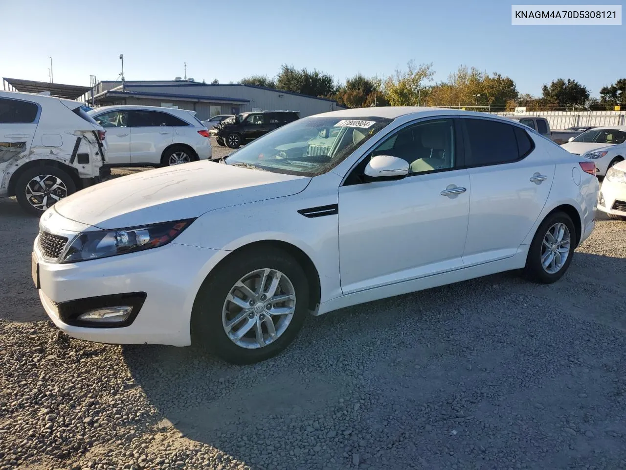 2013 Kia Optima Lx VIN: KNAGM4A70D5308121 Lot: 77800904