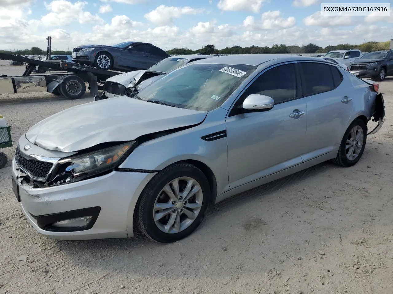 2013 Kia Optima Lx VIN: 5XXGM4A73DG167916 Lot: 78073664