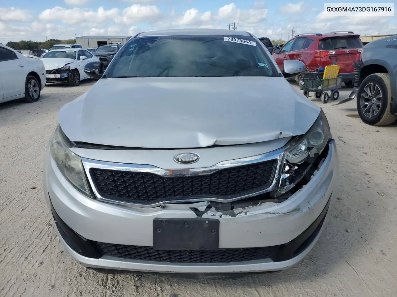 2013 Kia Optima Lx VIN: 5XXGM4A73DG167916 Lot: 78073664