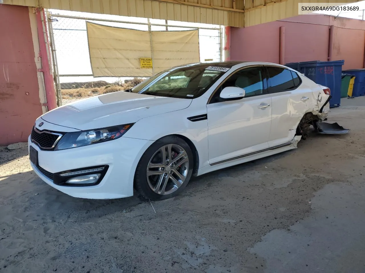 2013 Kia Optima Sx VIN: 5XXGR4A69DG183689 Lot: 78102864