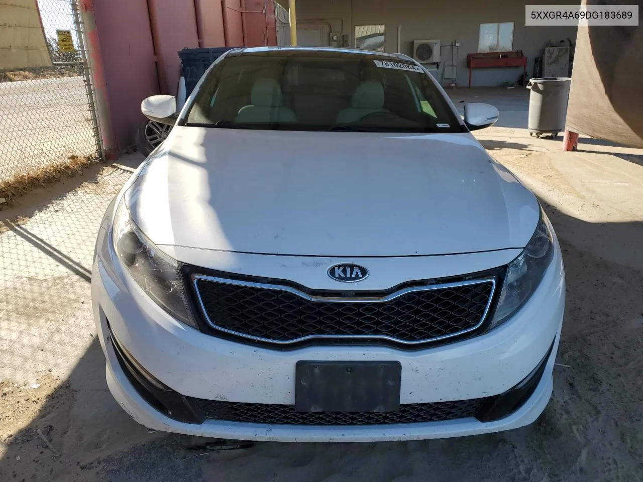 2013 Kia Optima Sx VIN: 5XXGR4A69DG183689 Lot: 78102864