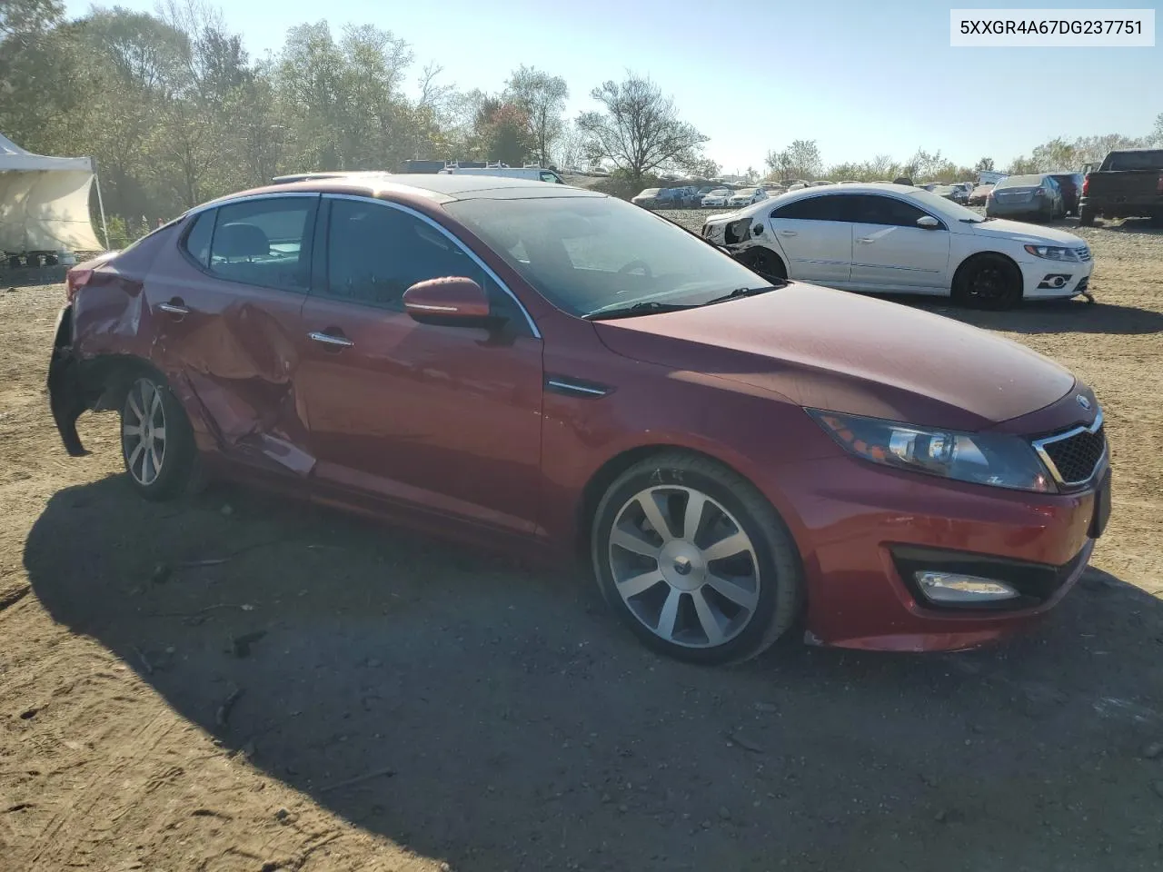 2013 Kia Optima Sx VIN: 5XXGR4A67DG237751 Lot: 78376534