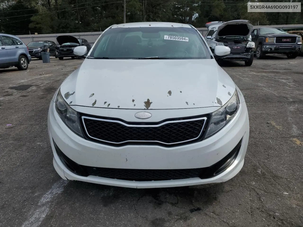 2013 Kia Optima Sx VIN: 5XXGR4A69DG093197 Lot: 78503594