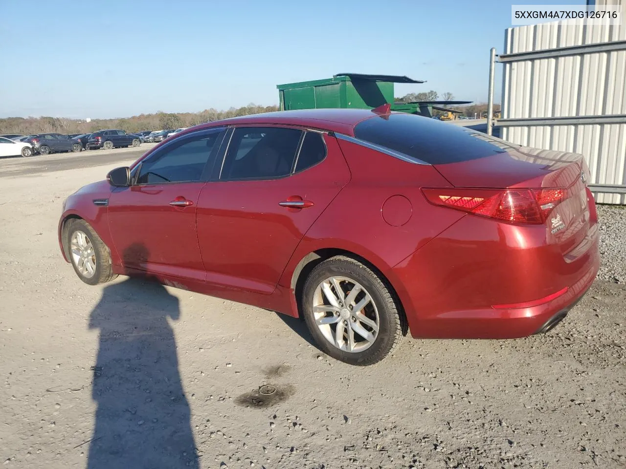 2013 Kia Optima Lx VIN: 5XXGM4A7XDG126716 Lot: 78661004