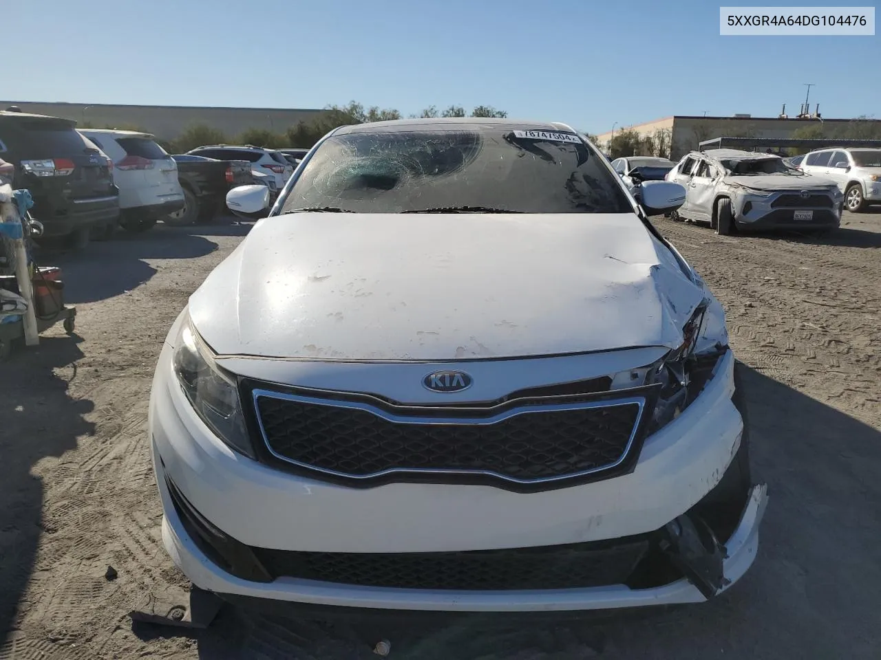 2013 Kia Optima Sx VIN: 5XXGR4A64DG104476 Lot: 78747504