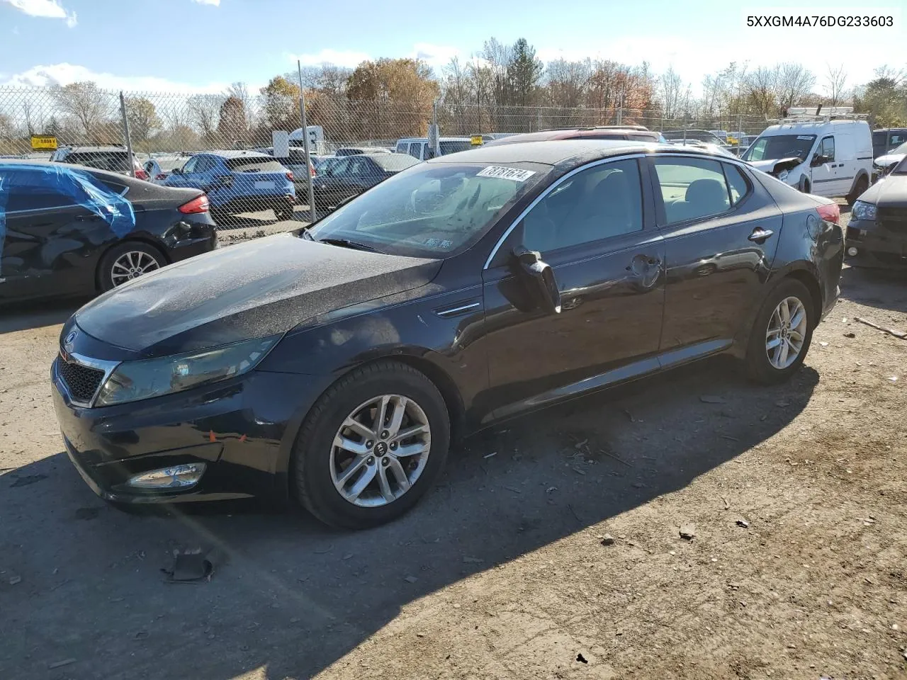 5XXGM4A76DG233603 2013 Kia Optima Lx