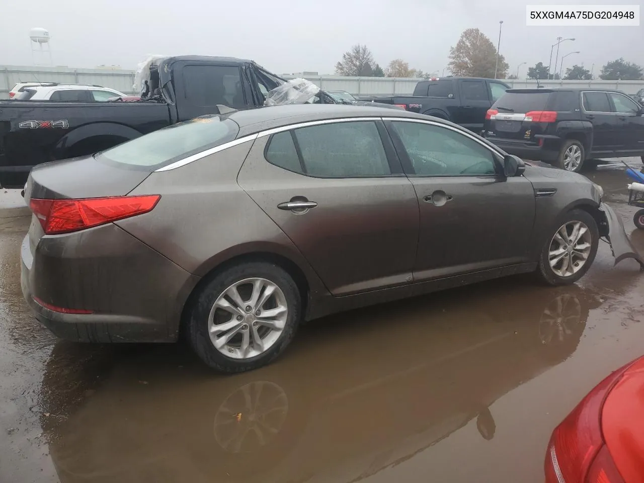 2013 Kia Optima Lx VIN: 5XXGM4A75DG204948 Lot: 78941634