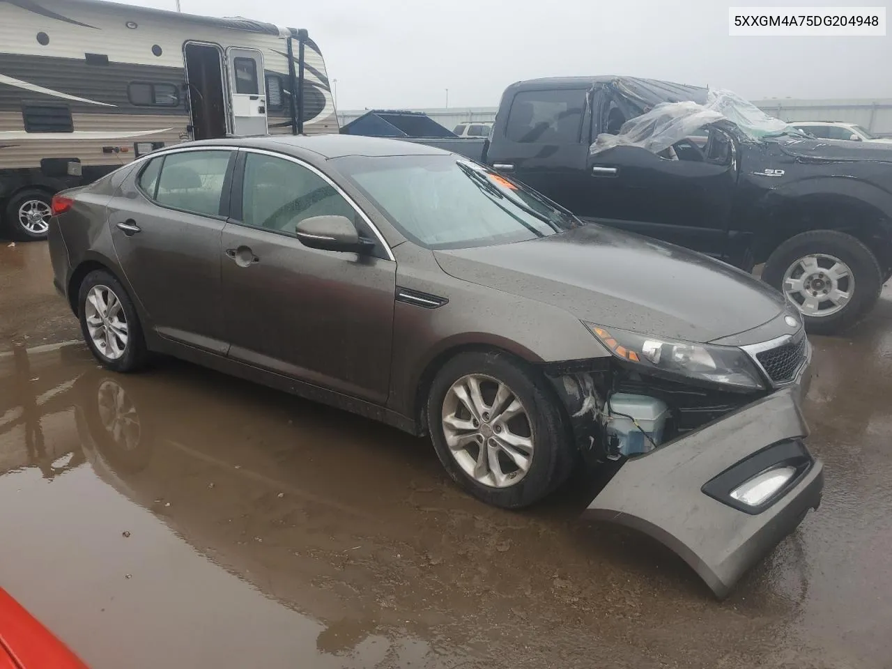 2013 Kia Optima Lx VIN: 5XXGM4A75DG204948 Lot: 78941634