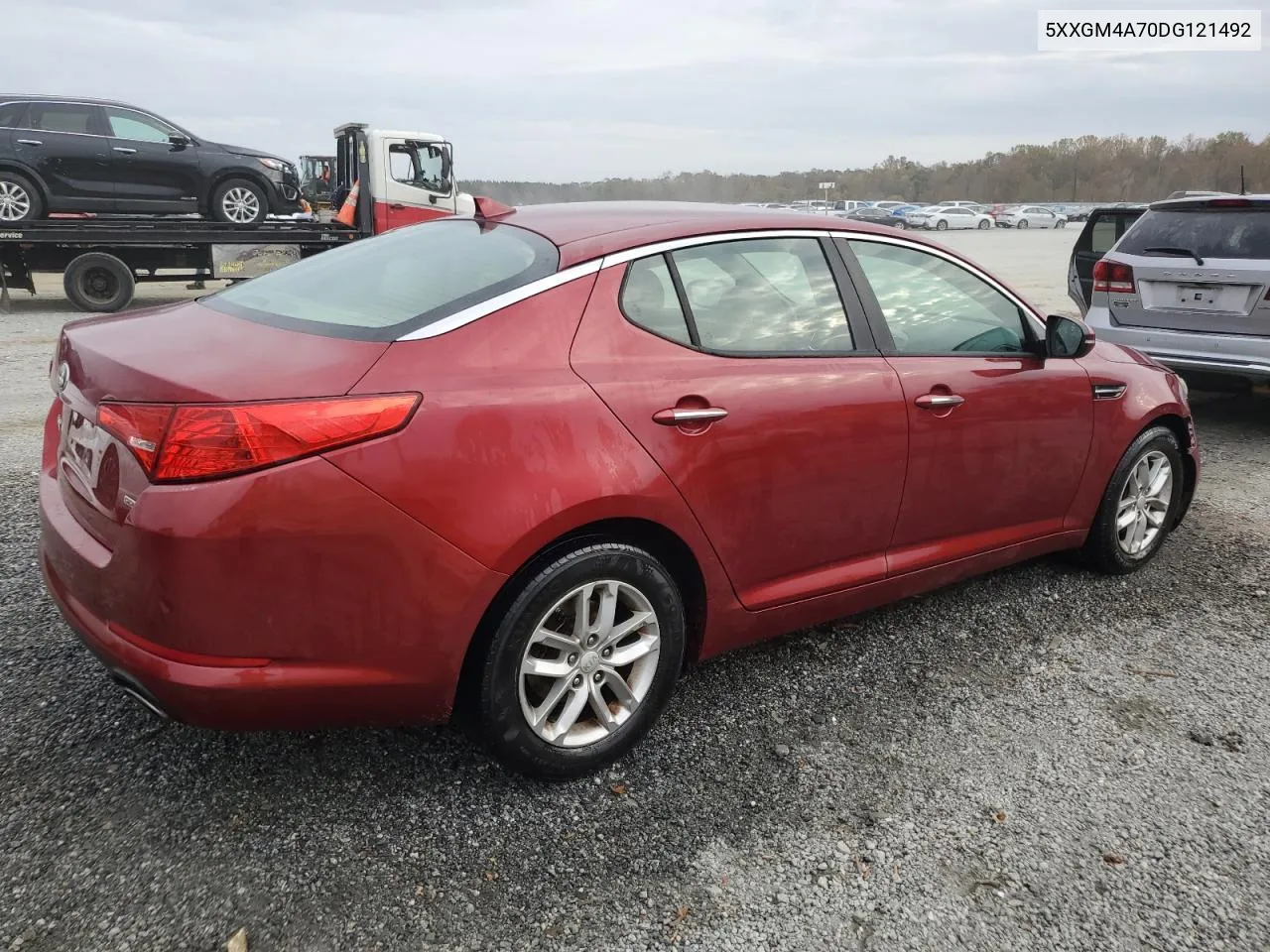 2013 Kia Optima Lx VIN: 5XXGM4A70DG121492 Lot: 78949044