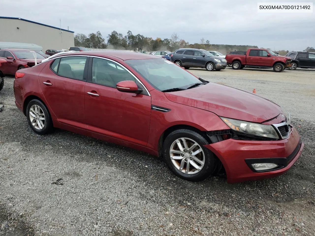 2013 Kia Optima Lx VIN: 5XXGM4A70DG121492 Lot: 78949044