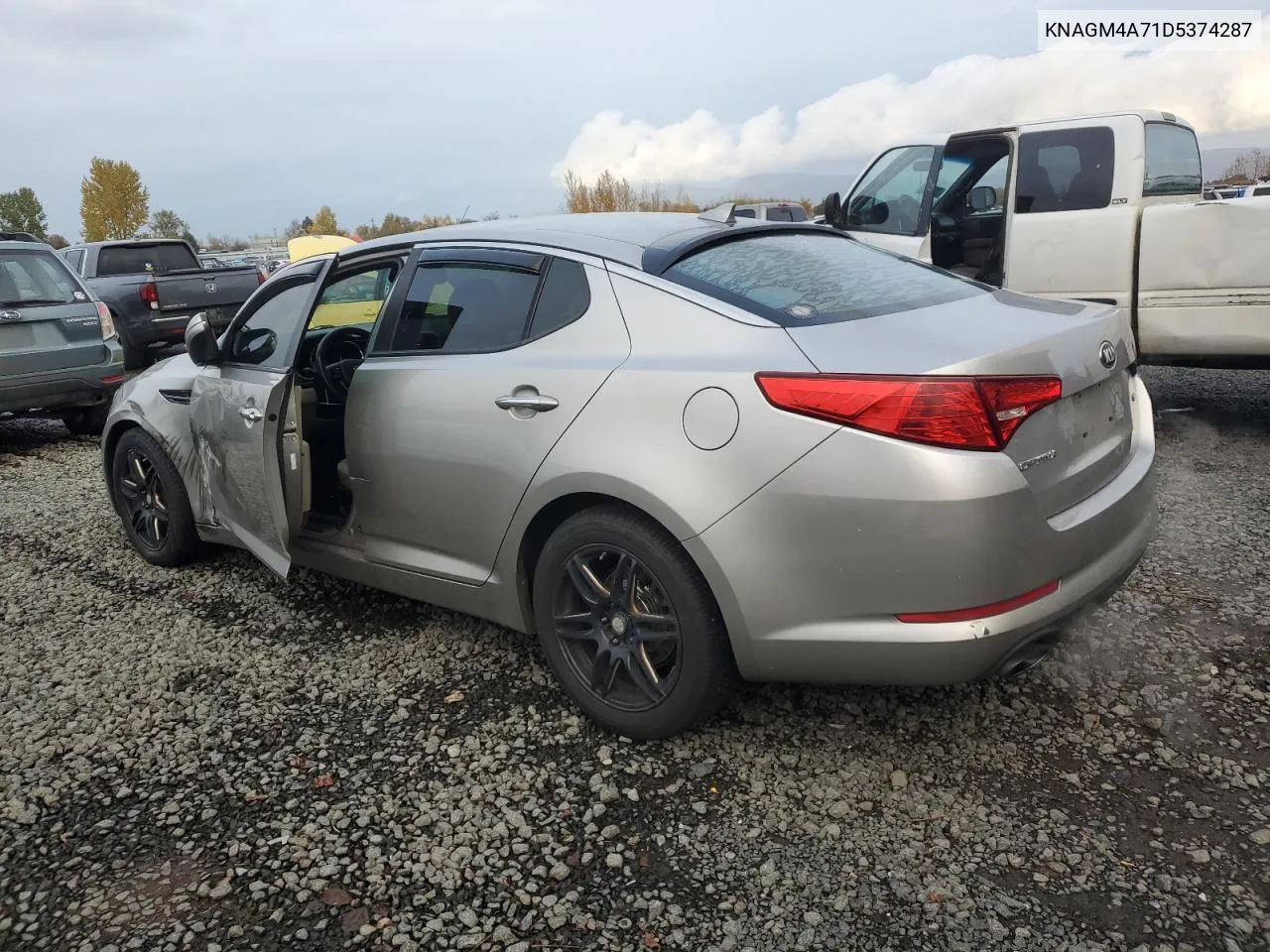 2013 Kia Optima Lx VIN: KNAGM4A71D5374287 Lot: 79493624