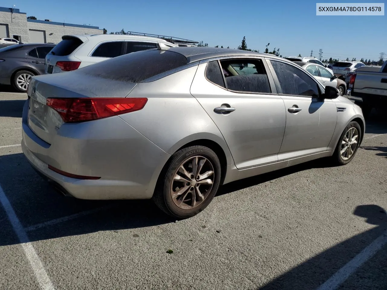 2013 Kia Optima Lx VIN: 5XXGM4A78DG114578 Lot: 79874634