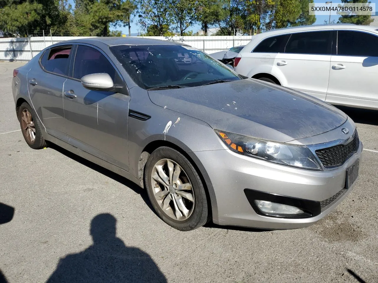 2013 Kia Optima Lx VIN: 5XXGM4A78DG114578 Lot: 79874634