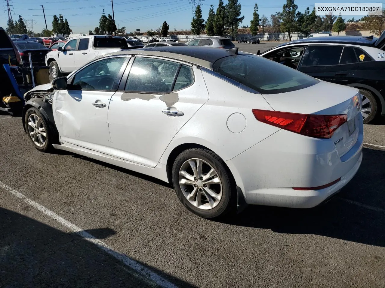 2013 Kia Optima Ex VIN: 5XXGN4A71DG180807 Lot: 80090794