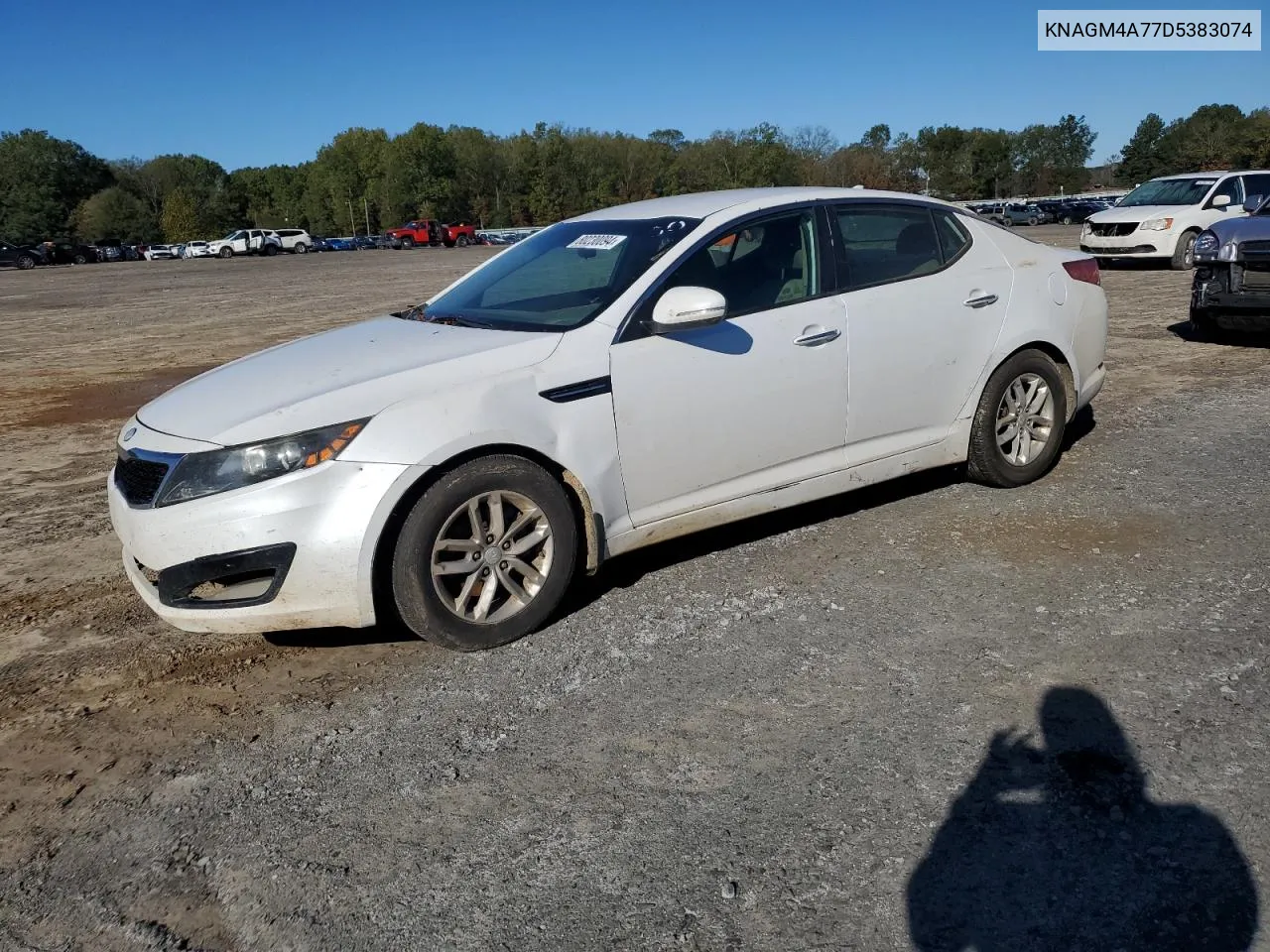 2013 Kia Optima Lx VIN: KNAGM4A77D5383074 Lot: 80230094