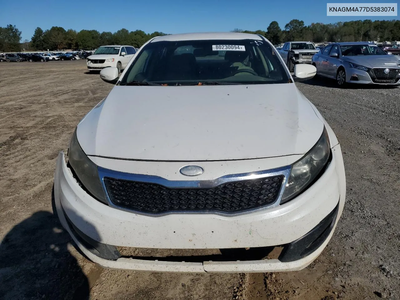 2013 Kia Optima Lx VIN: KNAGM4A77D5383074 Lot: 80230094