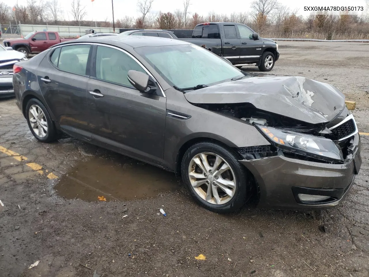 2013 Kia Optima Lx VIN: 5XXGM4A78DG150173 Lot: 80260874