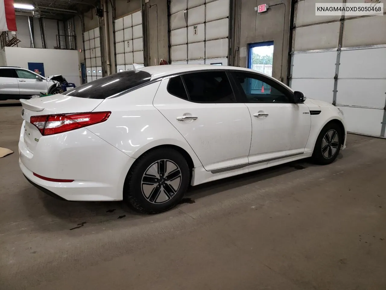 2013 Kia Optima Hybrid VIN: KNAGM4ADXD5050468 Lot: 80537874