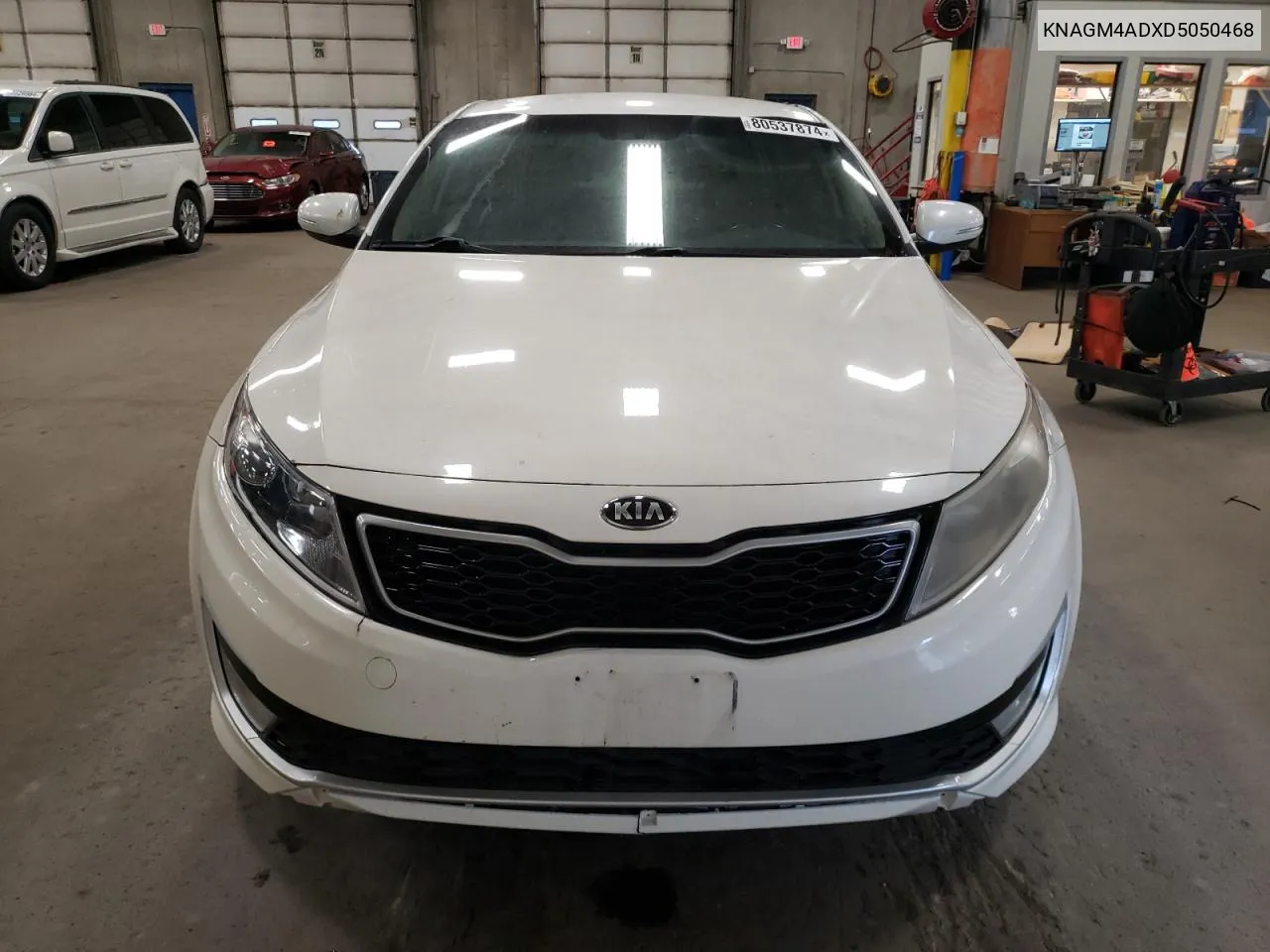 2013 Kia Optima Hybrid VIN: KNAGM4ADXD5050468 Lot: 80537874