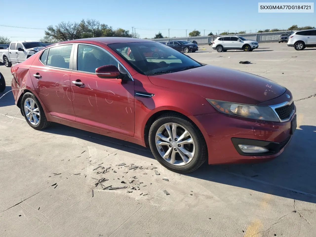 2013 Kia Optima Lx VIN: 5XXGM4A77DG184721 Lot: 80683294