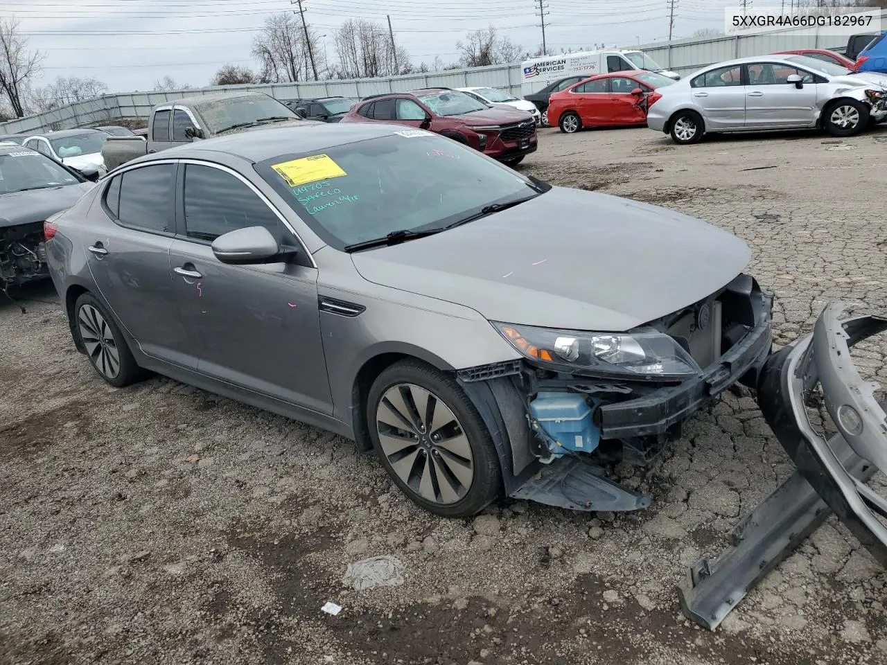 2013 Kia Optima Sx VIN: 5XXGR4A66DG182967 Lot: 82446923