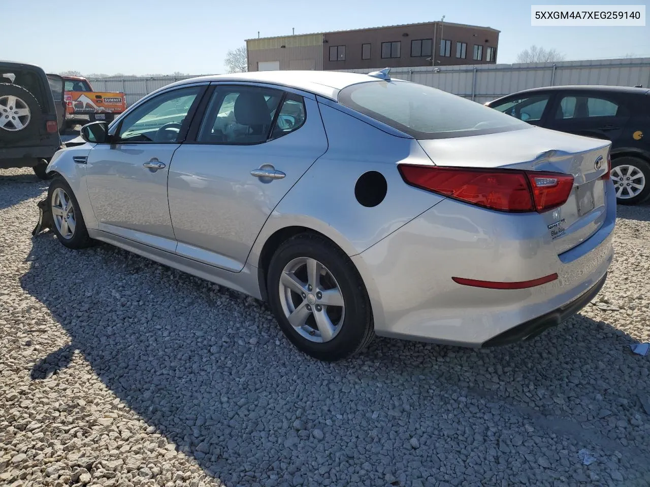 2014 Kia Optima Lx VIN: 5XXGM4A7XEG259140 Lot: 47135034