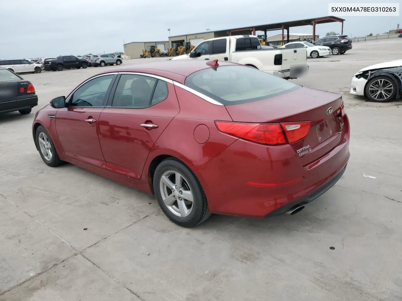 2014 Kia Optima Lx VIN: 5XXGM4A78EG310263 Lot: 51043704