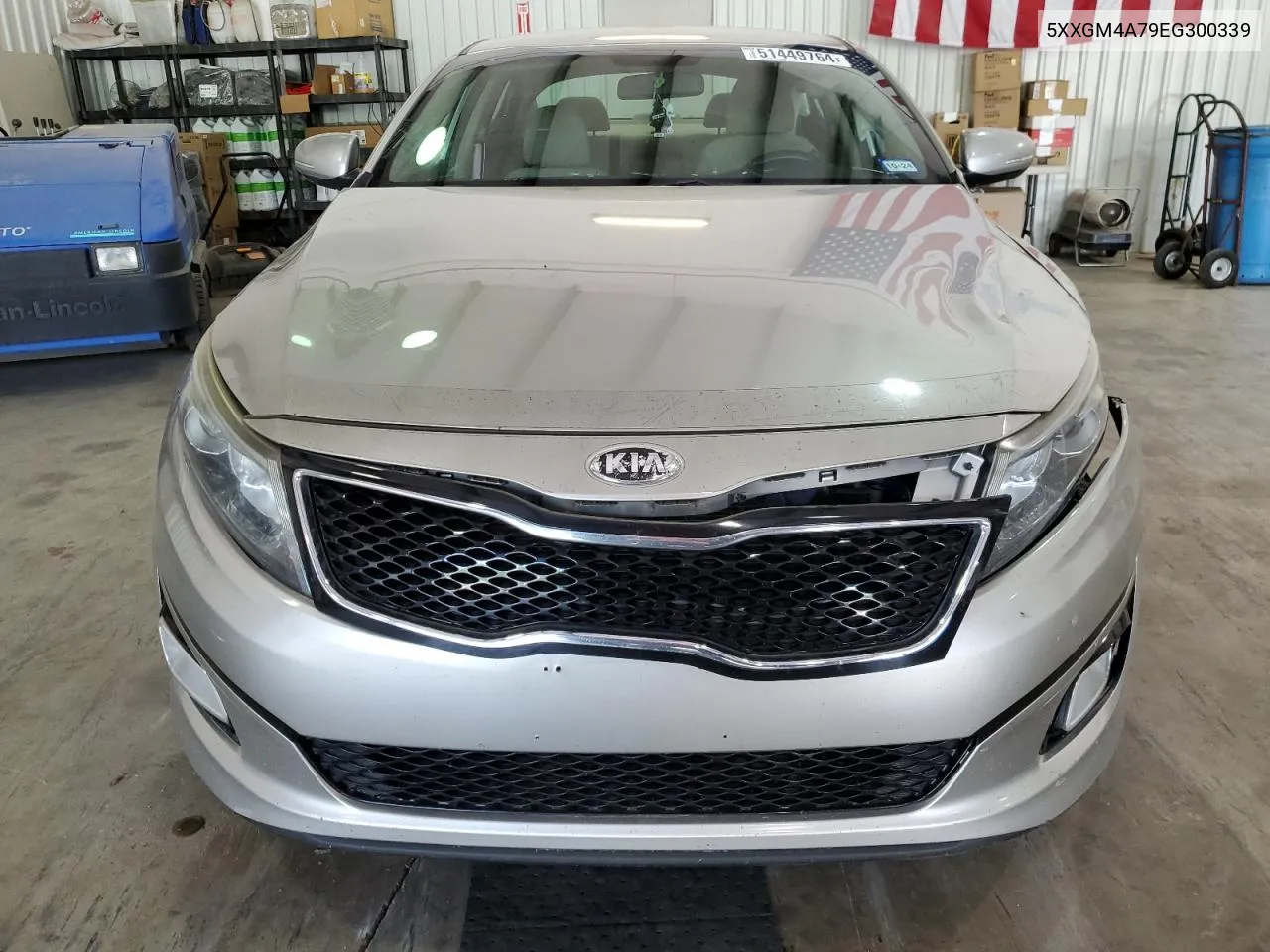 2014 Kia Optima Lx VIN: 5XXGM4A79EG300339 Lot: 51449764