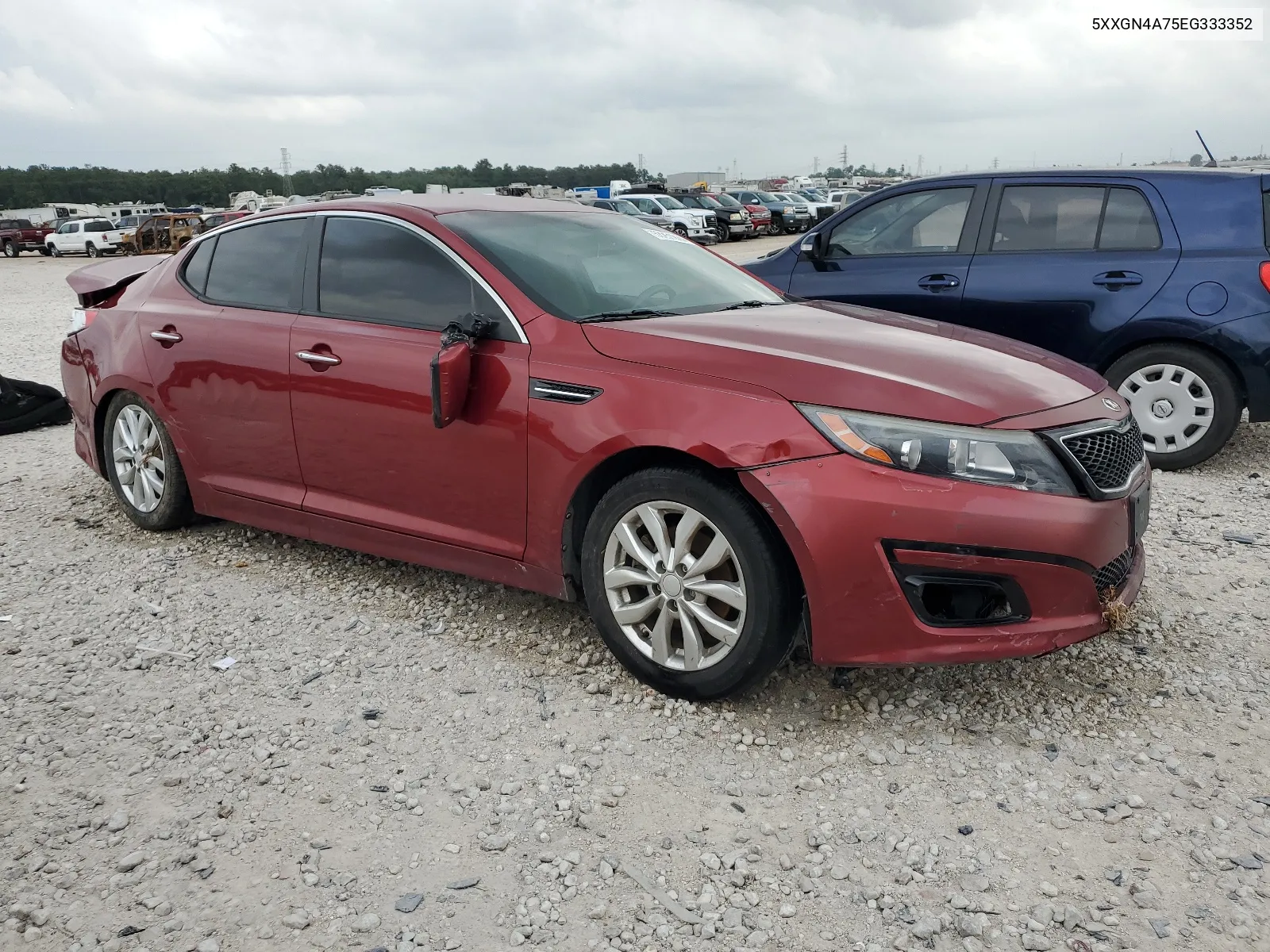 2014 Kia Optima Ex VIN: 5XXGN4A75EG333352 Lot: 53251924