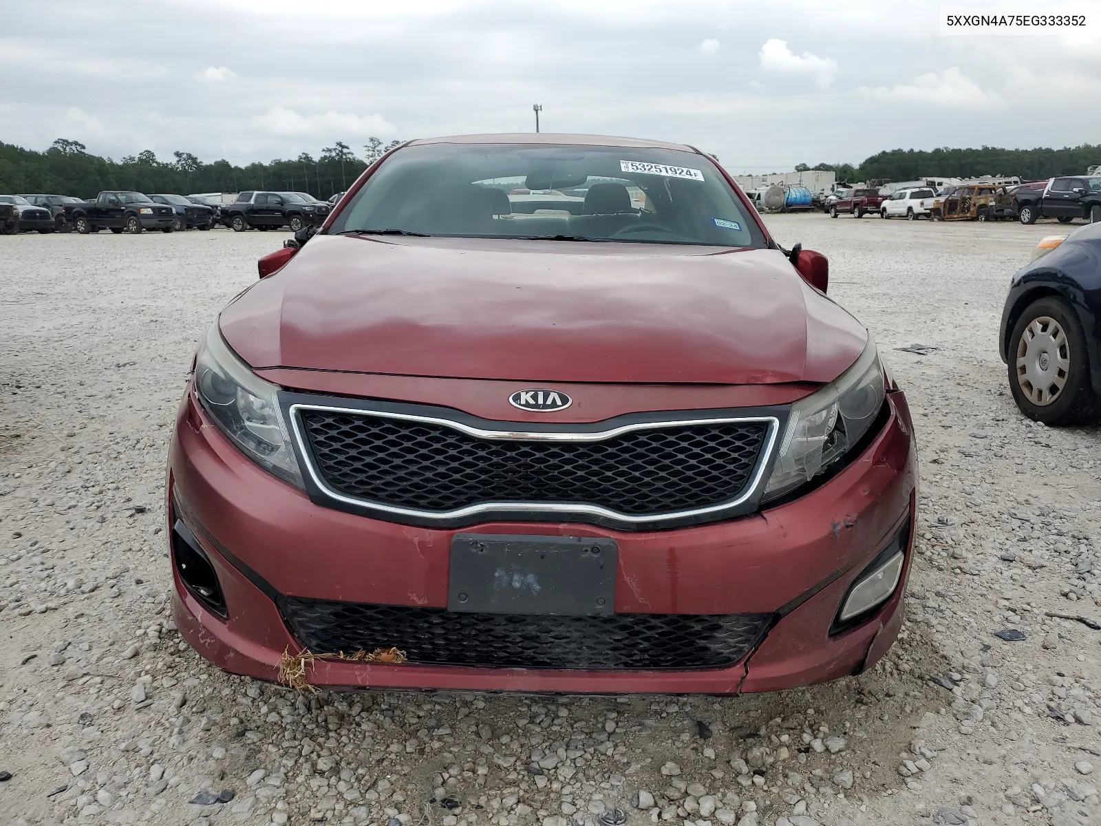 2014 Kia Optima Ex VIN: 5XXGN4A75EG333352 Lot: 53251924