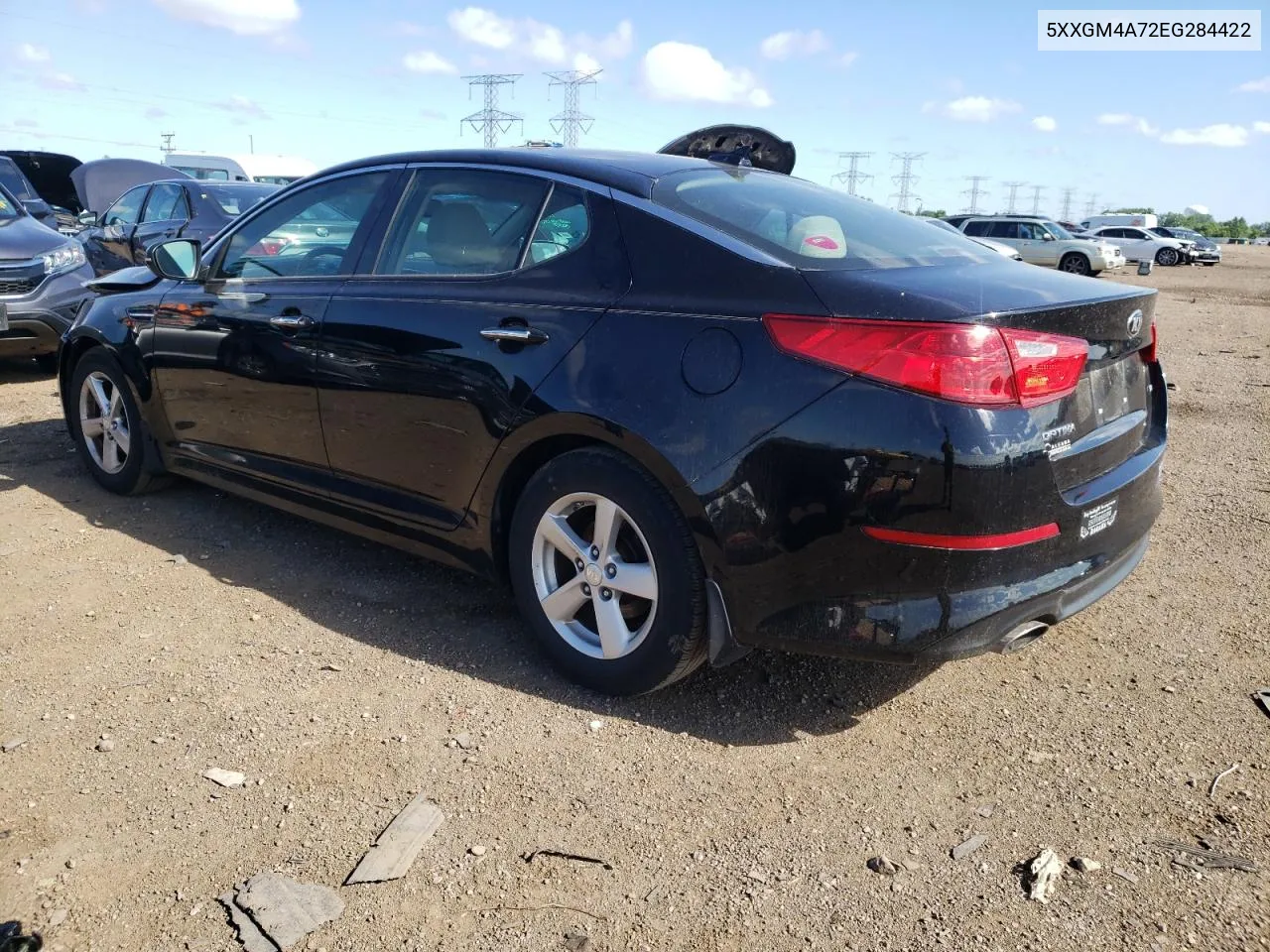 5XXGM4A72EG284422 2014 Kia Optima Lx