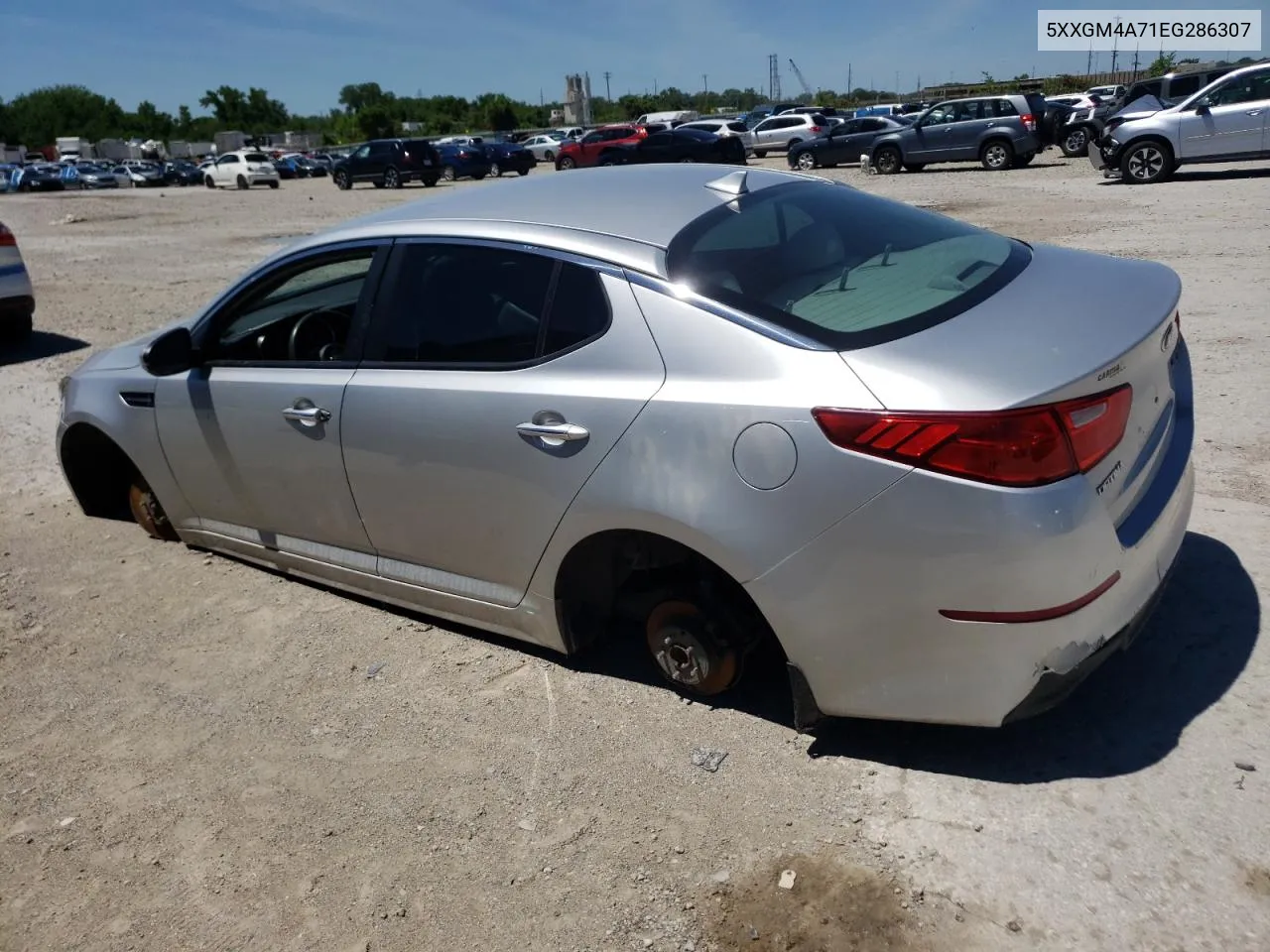 5XXGM4A71EG286307 2014 Kia Optima Lx