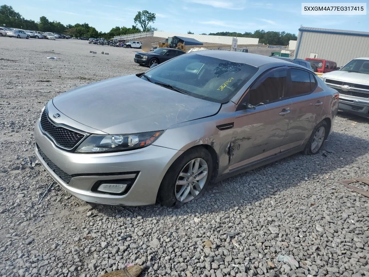 5XXGM4A77EG317415 2014 Kia Optima Lx