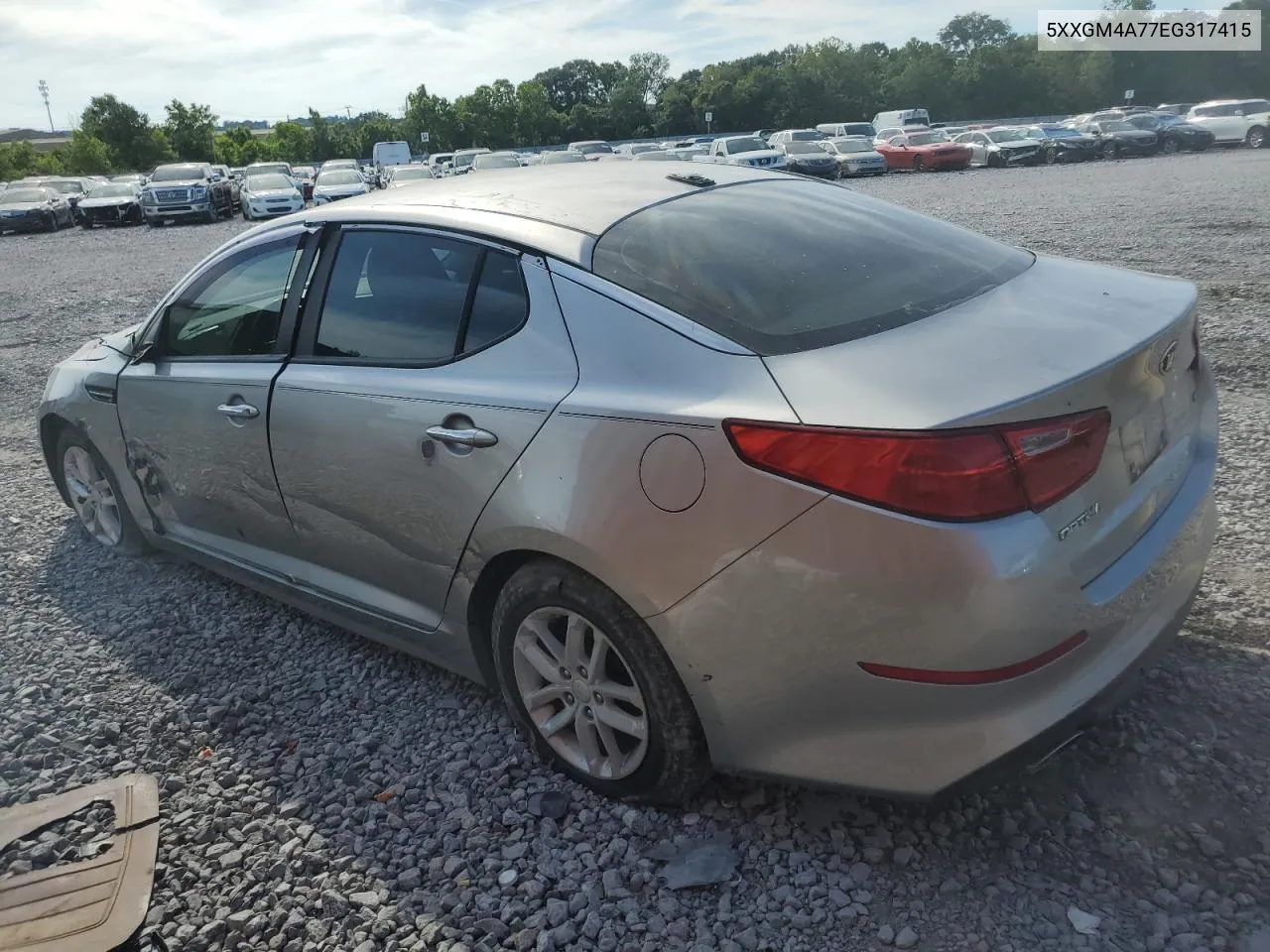 5XXGM4A77EG317415 2014 Kia Optima Lx