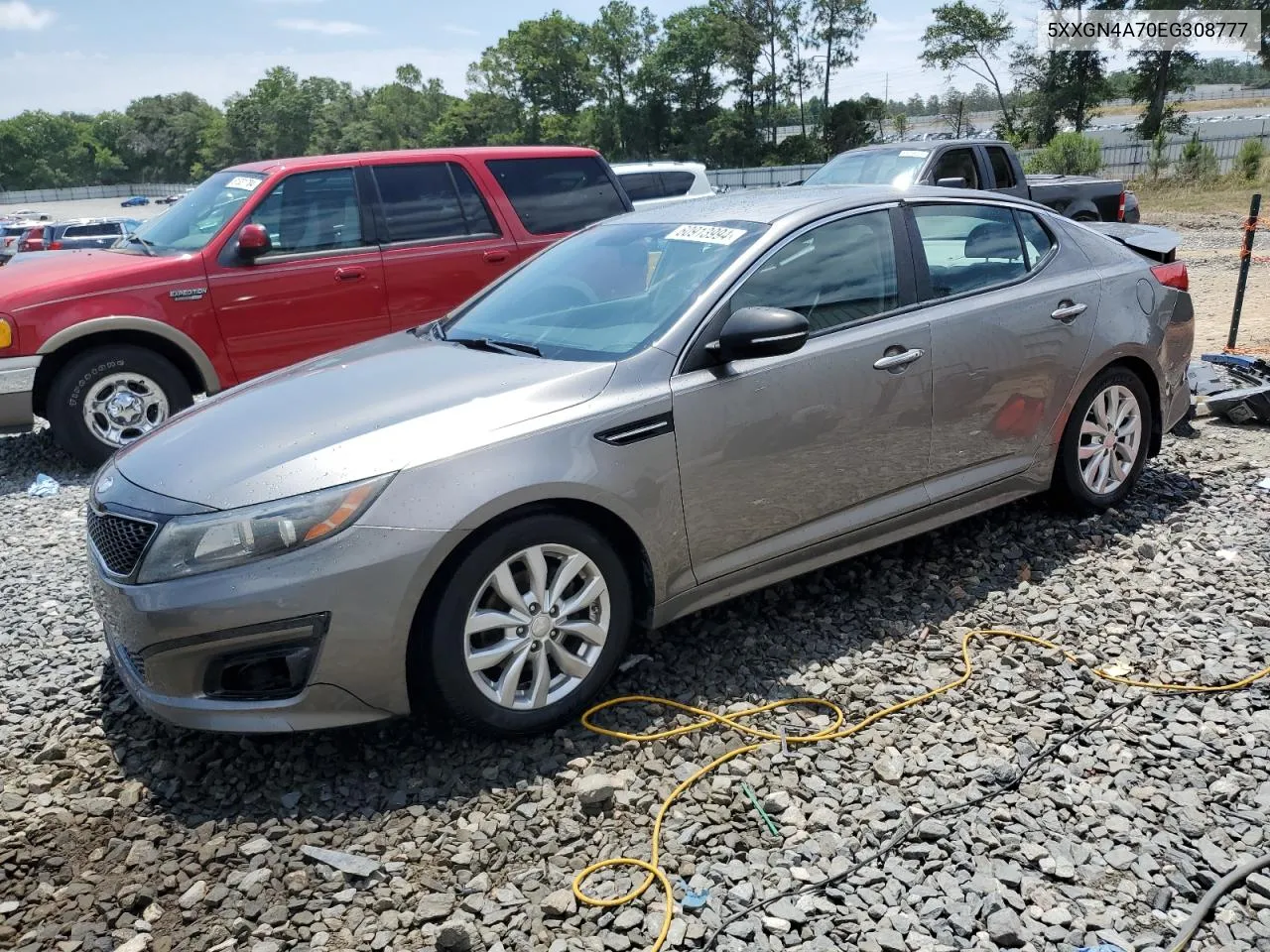 2014 Kia Optima Ex VIN: 5XXGN4A70EG308777 Lot: 60913994