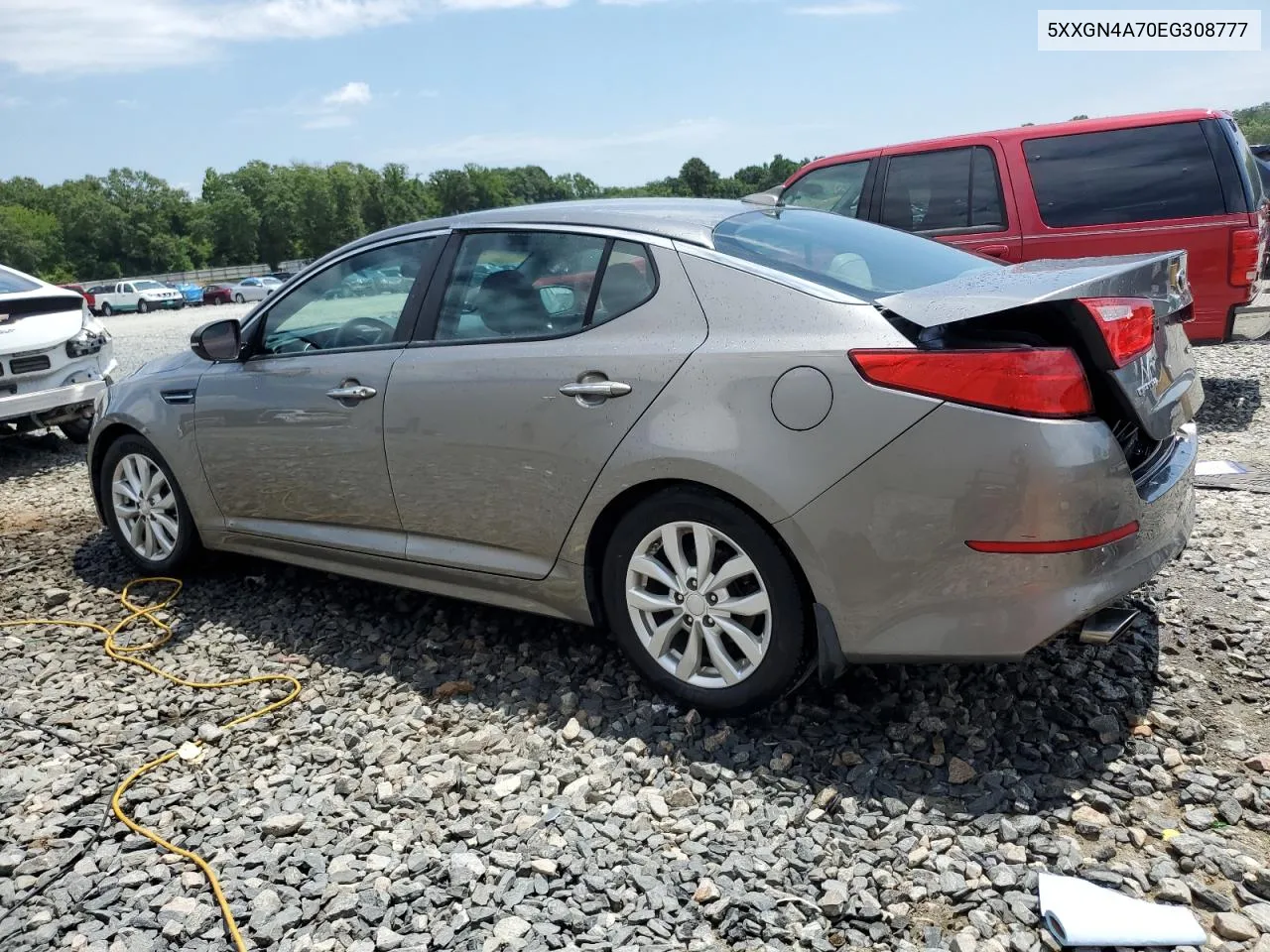 5XXGN4A70EG308777 2014 Kia Optima Ex