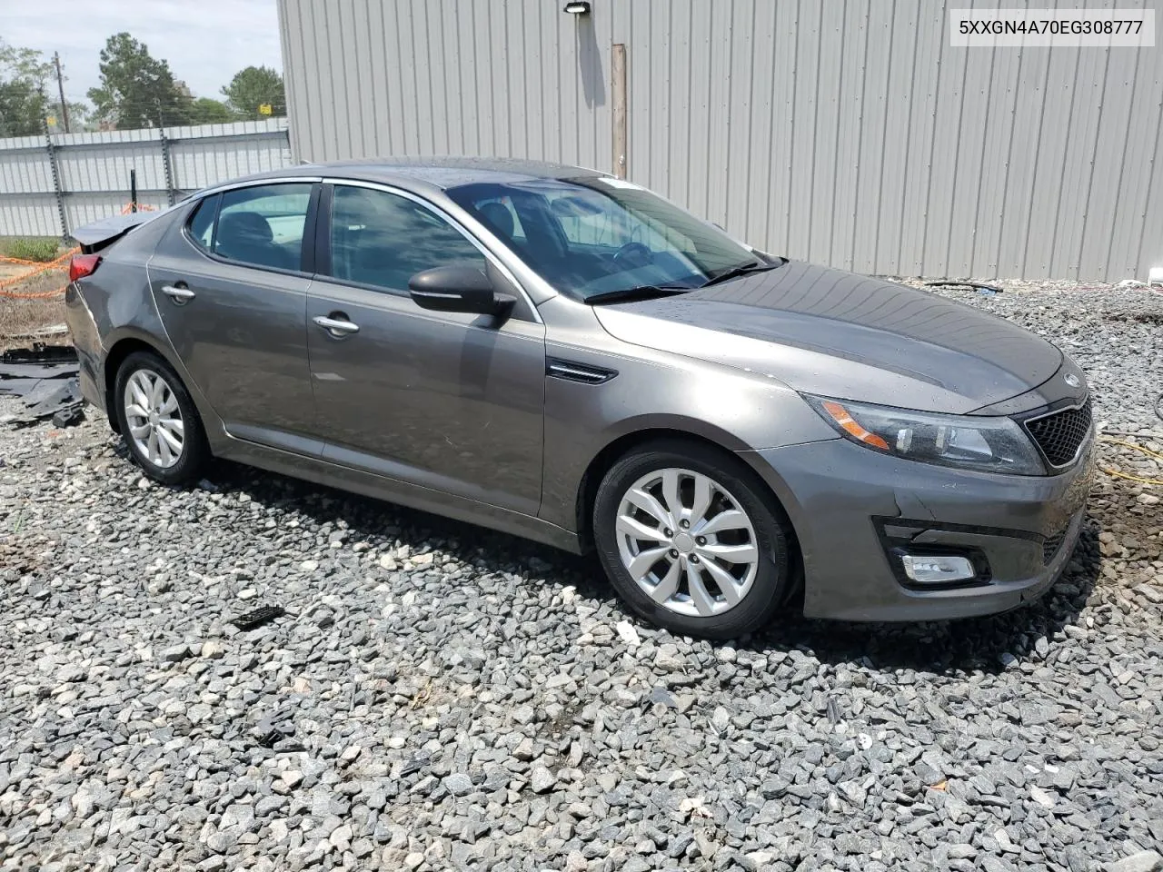 2014 Kia Optima Ex VIN: 5XXGN4A70EG308777 Lot: 60913994