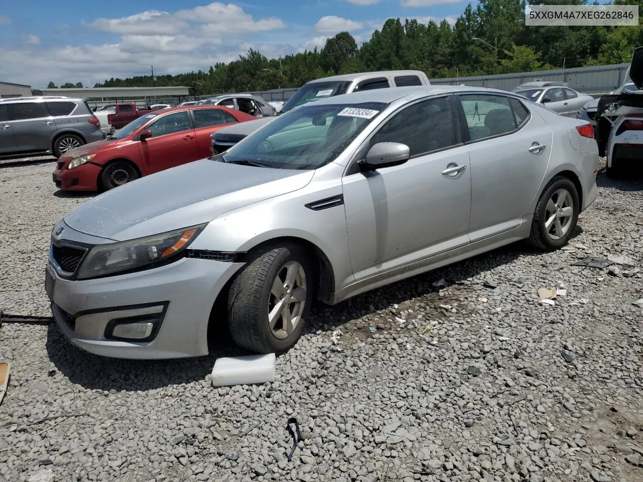 2014 Kia Optima Lx VIN: 5XXGM4A7XEG262846 Lot: 61326334