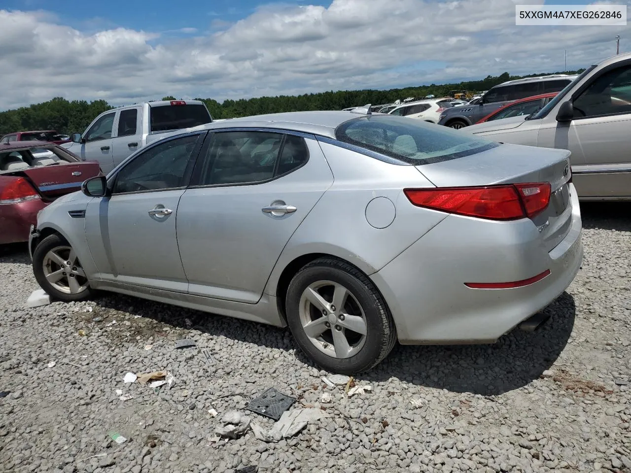 2014 Kia Optima Lx VIN: 5XXGM4A7XEG262846 Lot: 61326334