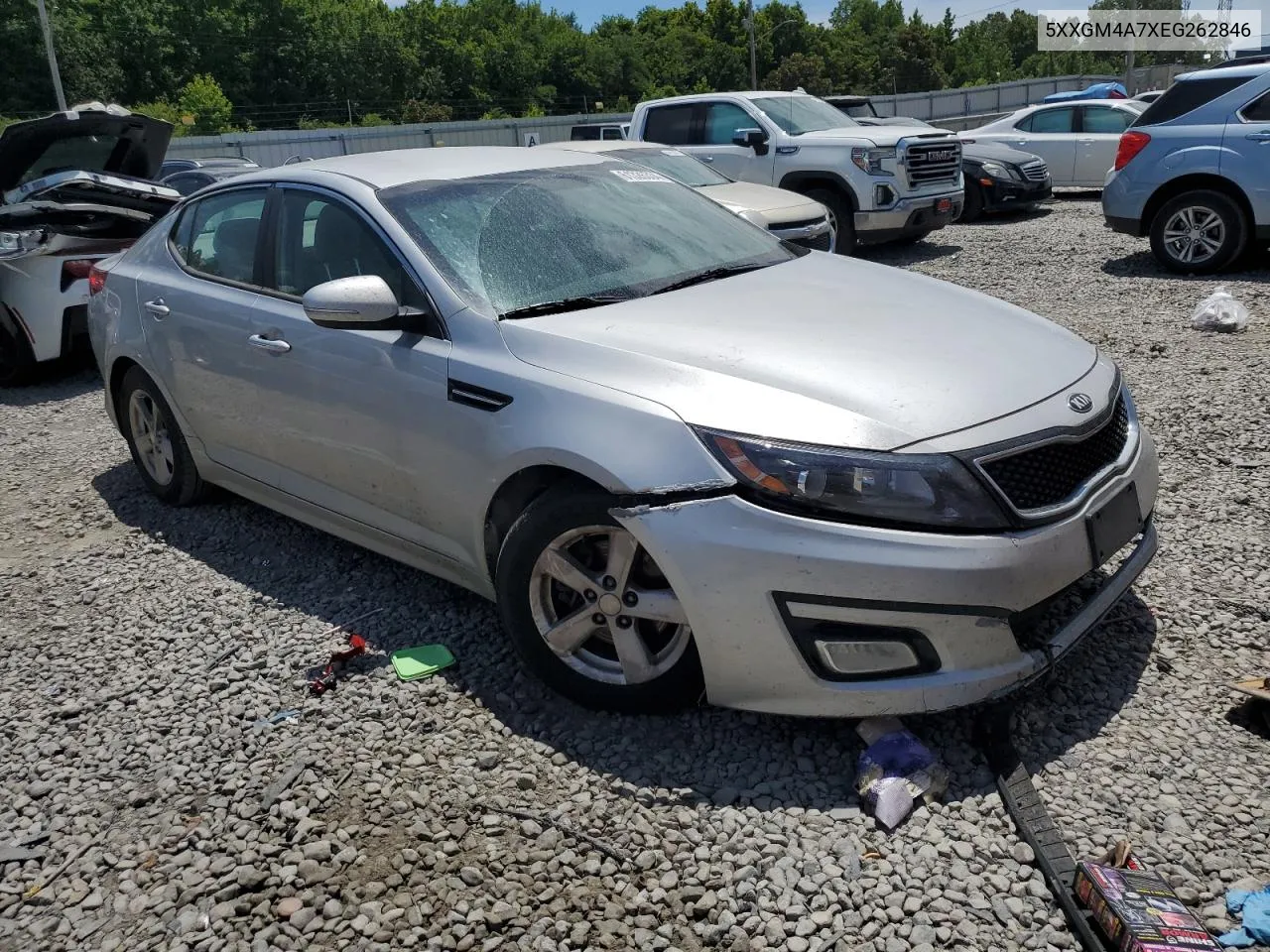 2014 Kia Optima Lx VIN: 5XXGM4A7XEG262846 Lot: 61326334