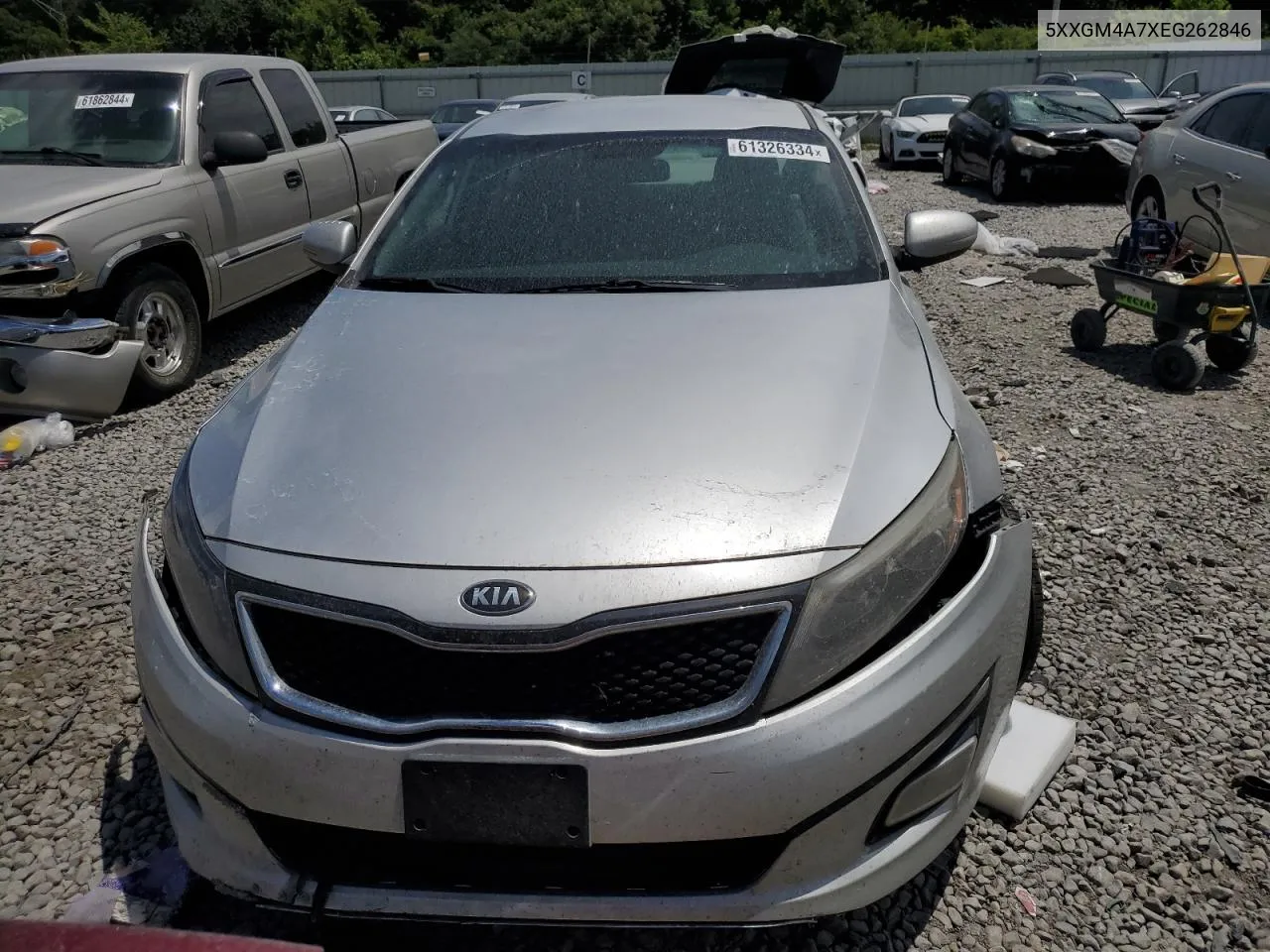 2014 Kia Optima Lx VIN: 5XXGM4A7XEG262846 Lot: 61326334