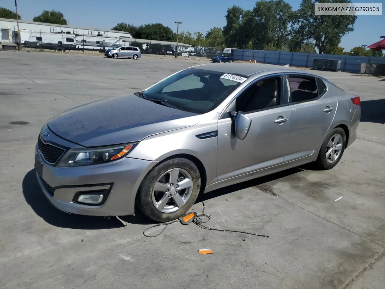 2014 Kia Optima Lx VIN: 5XXGM4A77EG293505 Lot: 61709324