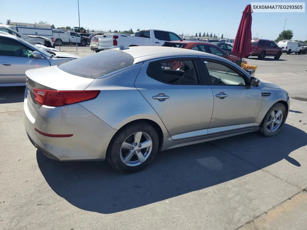 2014 Kia Optima Lx VIN: 5XXGM4A77EG293505 Lot: 61709324