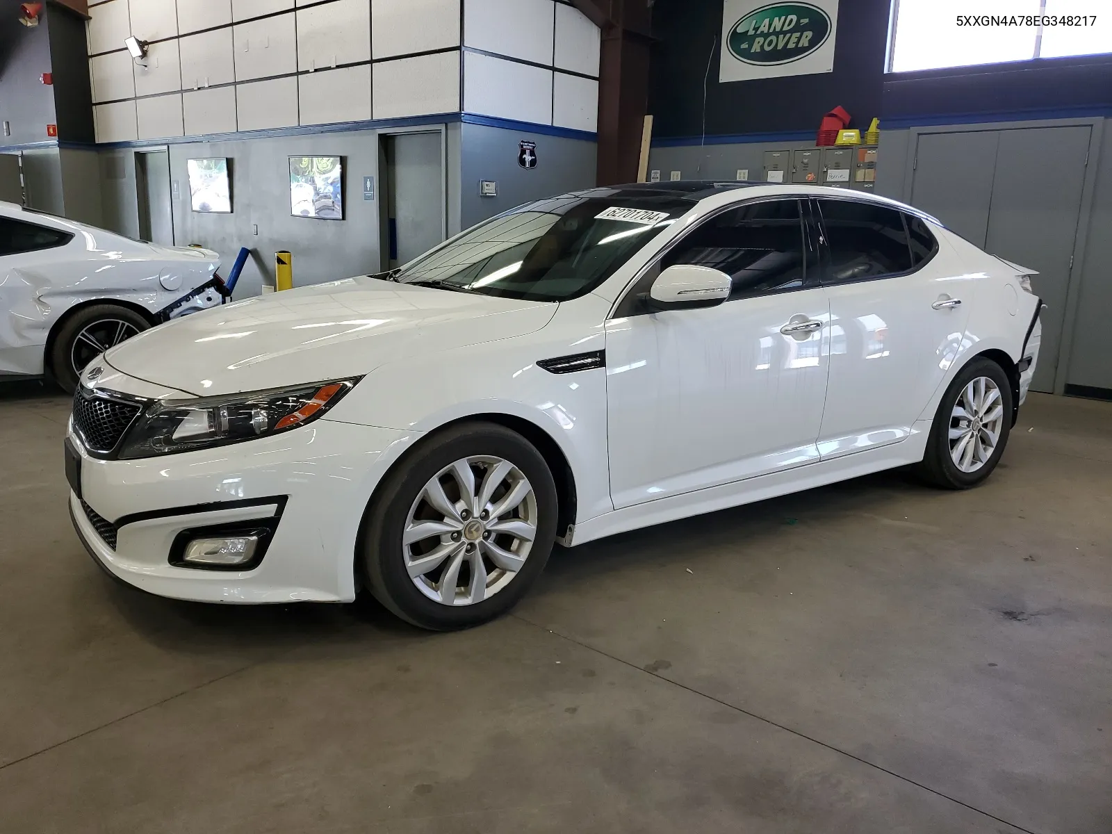 5XXGN4A78EG348217 2014 Kia Optima Ex