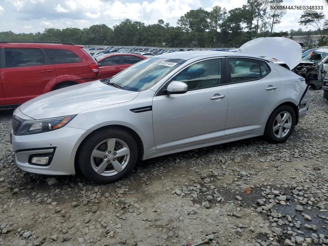 2014 Kia Optima Lx VIN: 5XXGM4A76EG348333 Lot: 63207404