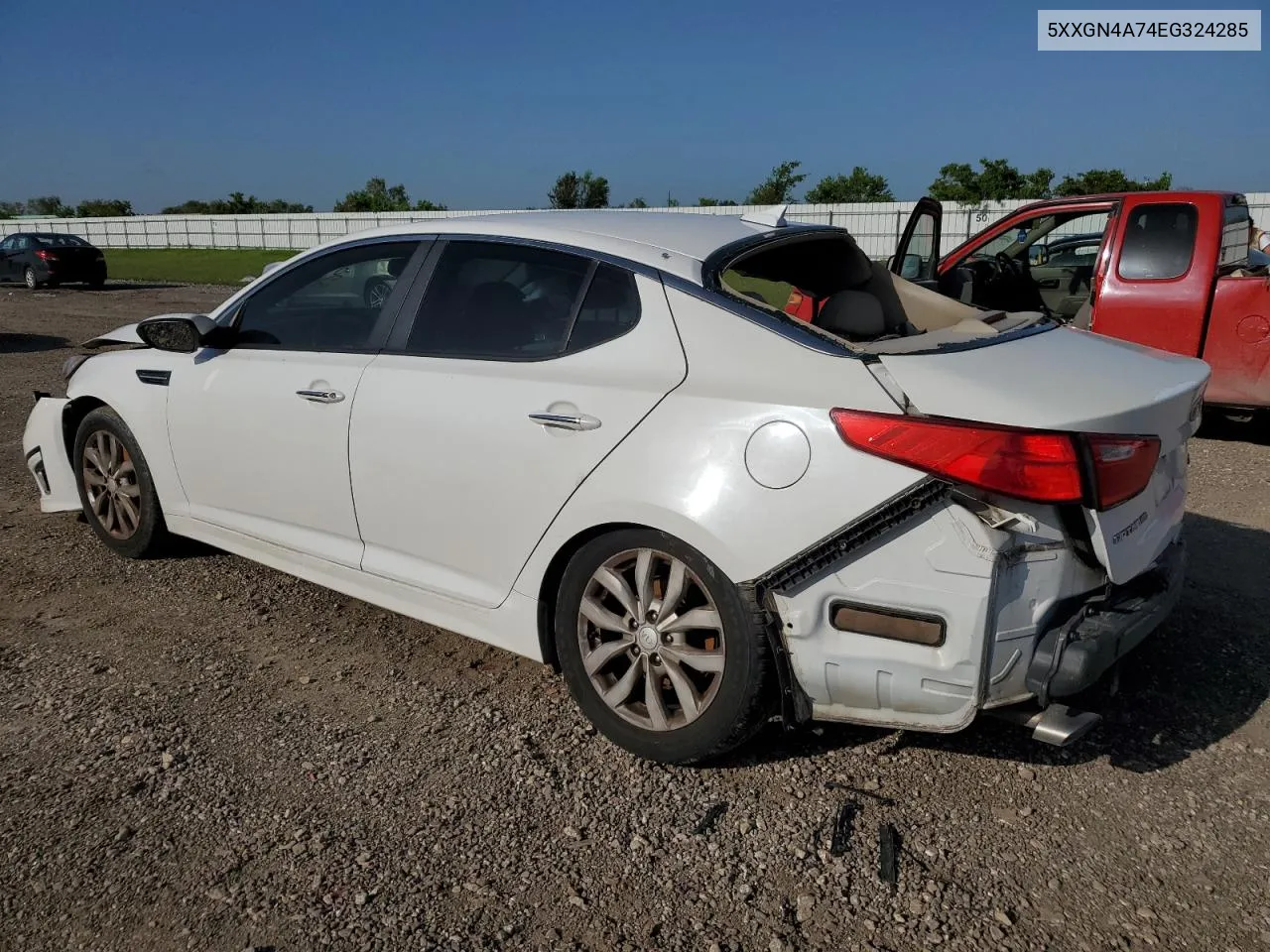 2014 Kia Optima Ex VIN: 5XXGN4A74EG324285 Lot: 63452024