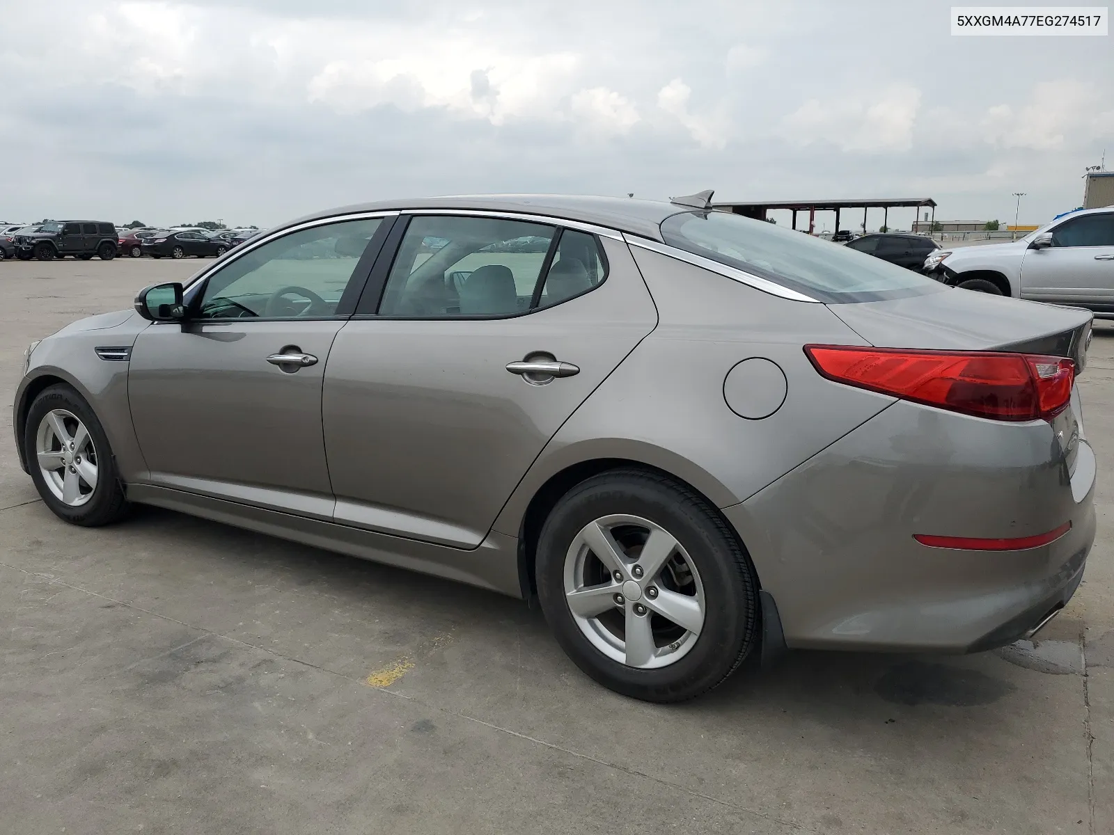 2014 Kia Optima Lx VIN: 5XXGM4A77EG274517 Lot: 63858754