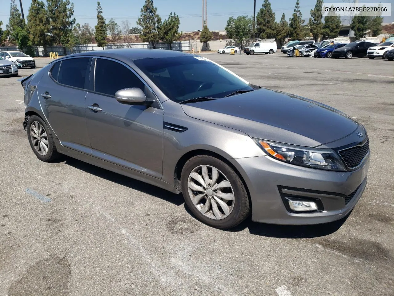 5XXGN4A78EG270666 2014 Kia Optima Ex