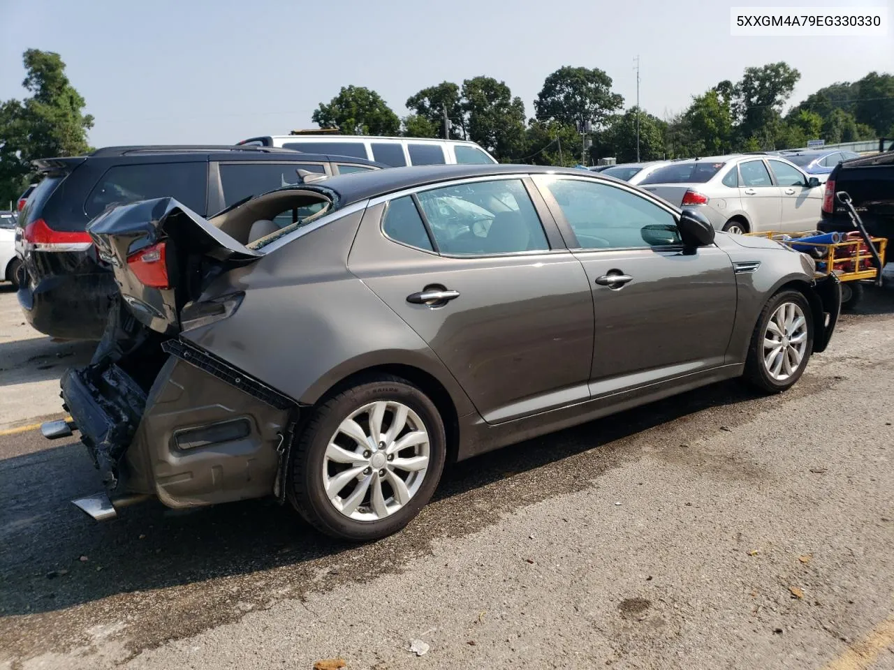 2014 Kia Optima Lx VIN: 5XXGM4A79EG330330 Lot: 64299454